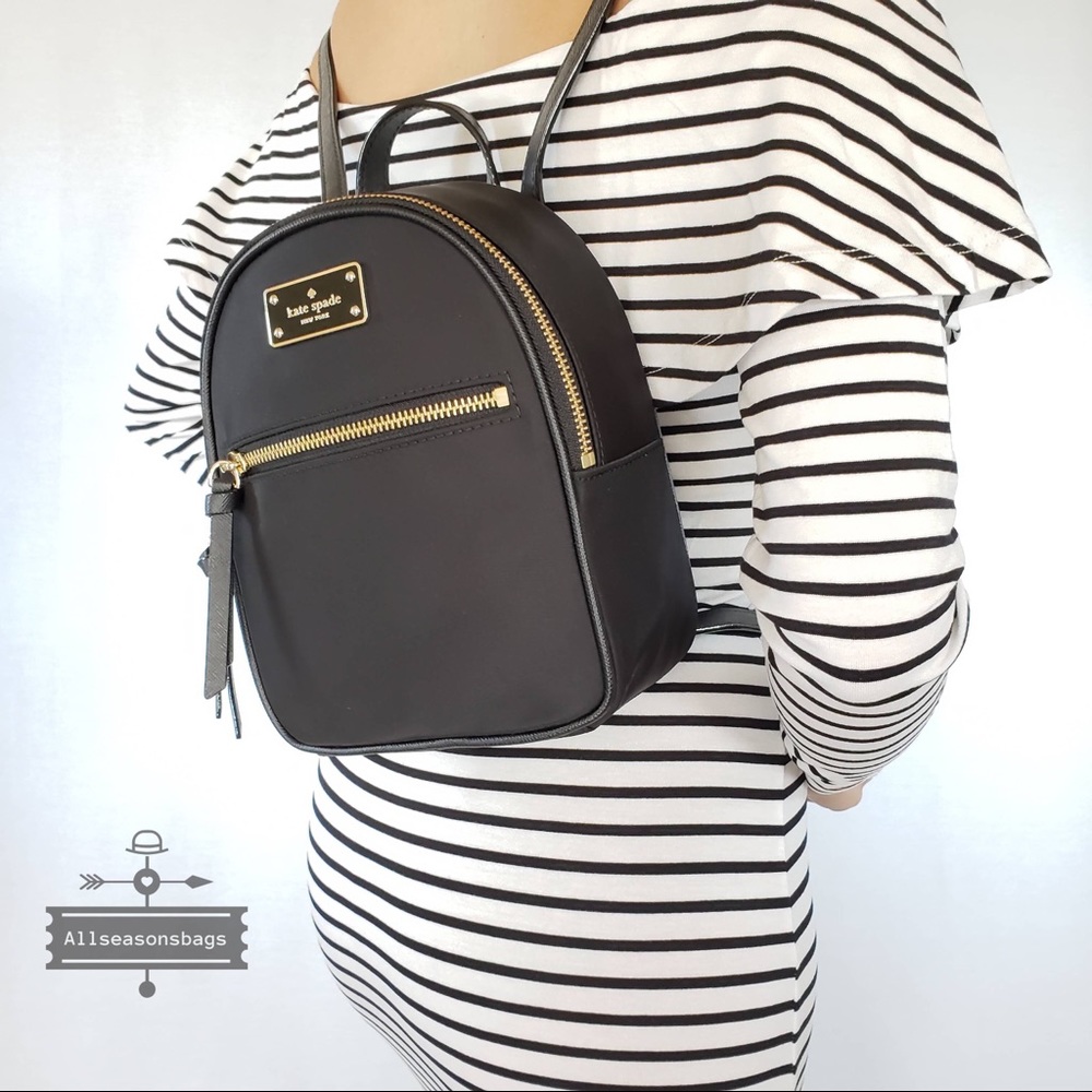 MINI Bradley Wilson Black Backpack Kate spade Bag - Picture 3 of 6